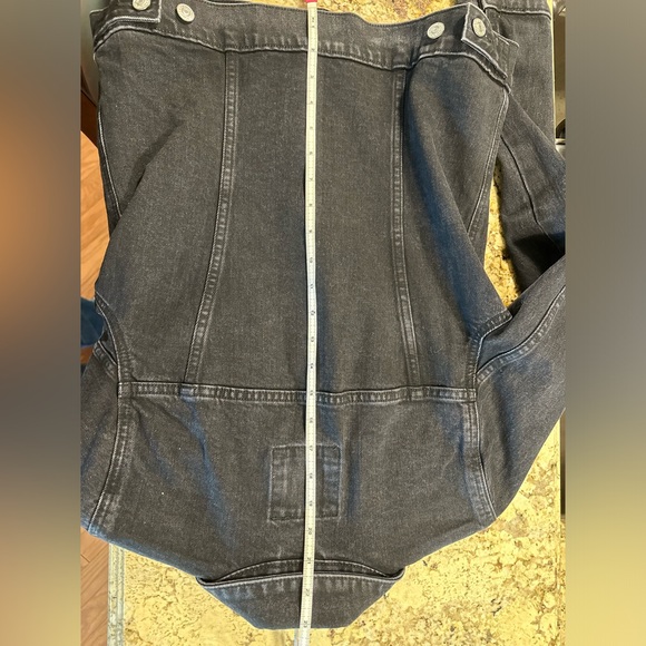 NWOT Abercrombie and Fitch Black Denim Jacket - Picture 8 of 8